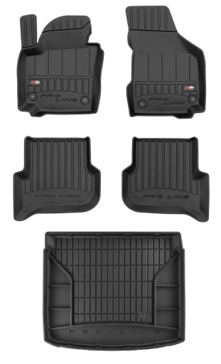 НАБІР гумових килимків 3D килимок Seat Altea 2006-2015 d