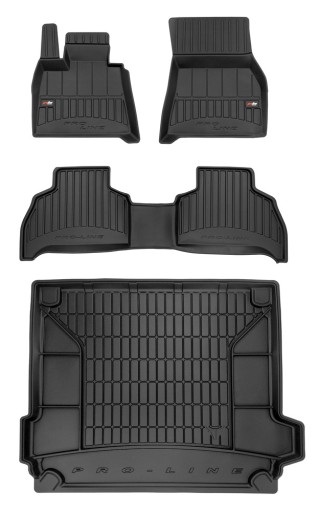 3D SET коврики в салон и багажник BMW X5 G05 с 2018 г. - 5 человек