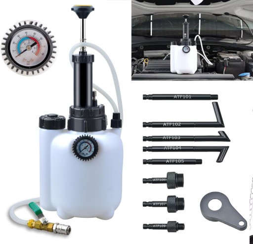 КОМПЛЕКТ НАСОС 3Л ДЛЯ ЗАМІНИ МАСЛА В ПНЕВМАТИЧНИХ КОРОБКАХ