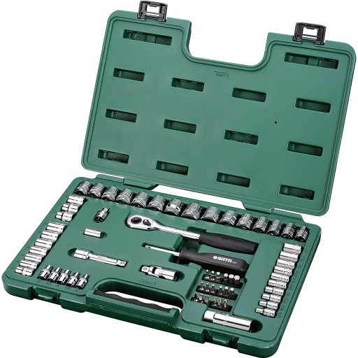 НАБОР ИЗ 65 ТОРЦЕВЫХ КЛЮЧЕЙ, БИТЫ SATA 1/4 3/8 ДЮЙМА