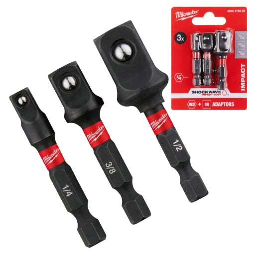 Набір адаптерів для насадок MILWAUKKE 3 шт.