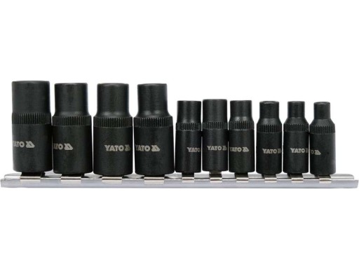 НАБОР ЛЕНТОЧНЫХ ПЕРЕХОДНИКОВ 1/4' 3/8' YATO