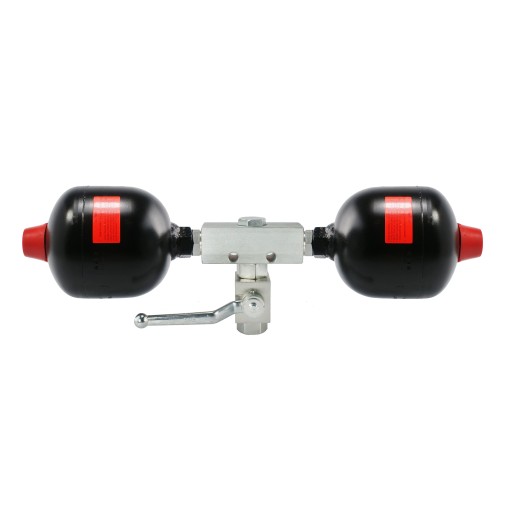 C1.35.64.050 - Комплект амортизаторов для погрузчика TURA 2X 0,5 л 1/2