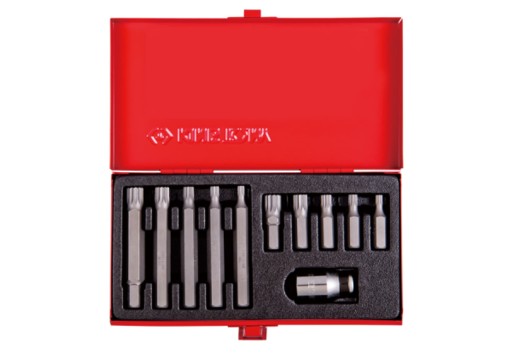 Набор битов 10мм сплайн М5-М12, 11 частей короля тонны