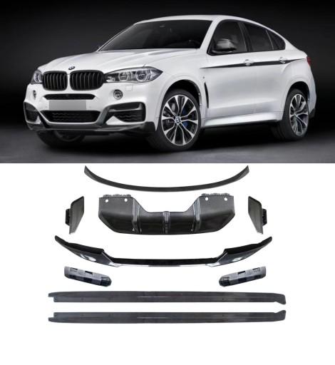 PF-BM-F16-AEROKIT - КОМПЛЕКТ BMW X6 F16 MPERFORMANCE, ЧЕРНЫЙ ГЛЯНЦЕВЫЙ