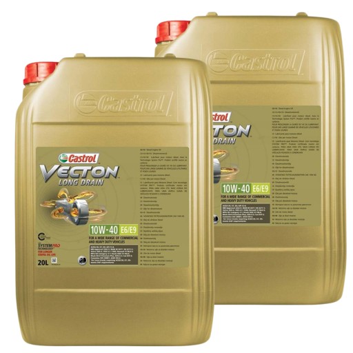 CASTROL VECTON Long DRAIN Kit 10w40 E6 / E9 20L + 20L / сільськогосподарські вантажівки