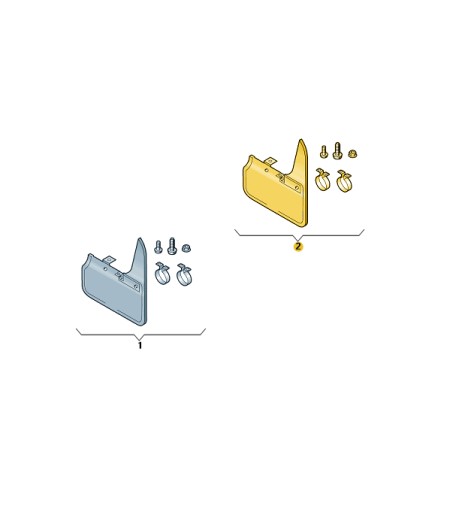 КОМПЛЕКТ ЗАДНІХ КЛЮКІВ AUDI Q5 2009-2012 рр