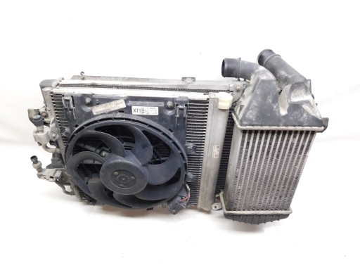 13129195 13132559 - КОМПЛЕКТ РАДІАТОРА 2x ВЕНТИЛЯТОР - OPEL ASTRA III H 1.7 CDTi