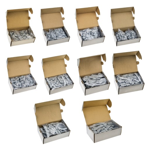 НАБОР ШТАМПОВАННЫХ ГУР ДЛЯ АЛЮМИНИЕВЫХ КОЛЕС 5-50Г ЦИНК 800 ШТ. СТИКС