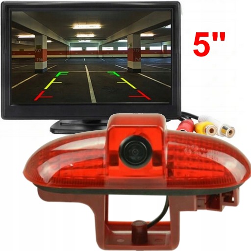 ЗАДНІЙ СТОП-СИГНАЛ З КАМЕРОЮ + МОНІТОР 5 
