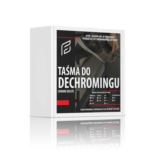 НАБІР DECHROMING ФОЛЬГИ 3M ЧОРНИЙ ГЛЯНЕЦЬ 50MM / 10M