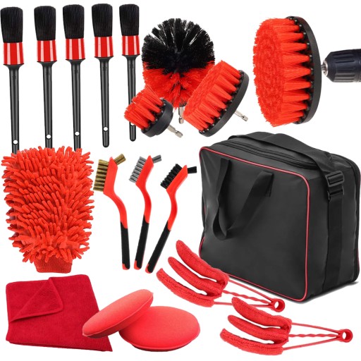 НАБОР ИЗ 19 ПРЕДМЕТОВ ДЛЯ ОЧИСТКИ ЩЕТКИ