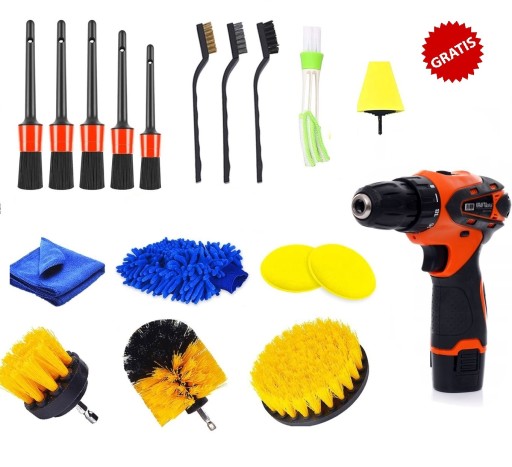 НАБІР ДЛЯ ОЧИЩЕННЯ АВТОМОБІЛЯ - БЕЗКОШТОВНА ДРЕЛЬ