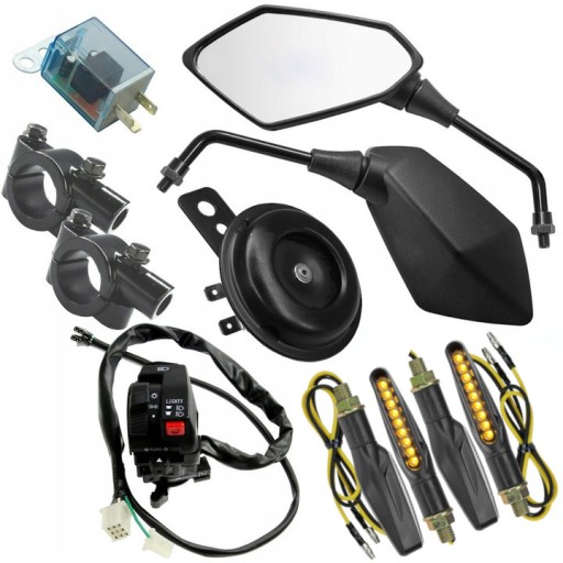 1 - КОМПЛЕКТ ДЛЯ ЗАТВЕРДЖЕННЯ ПОВОРОТНИКИ ДЗЕРКАЛА РІГ ПЕРЕМИКАЧ QUAD ATV