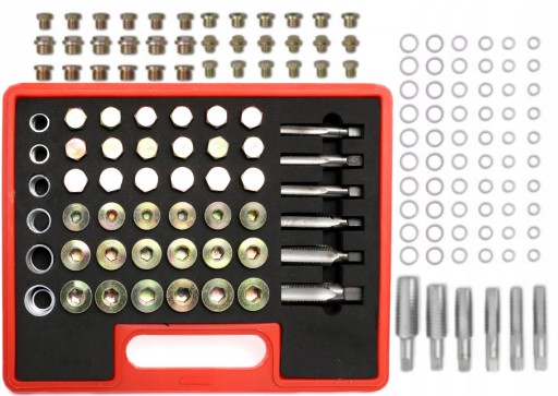 НАБОР ДЛЯ РЕМОНТА РЕЗЬБЫ МАСЛЯНОЙ ПРОБКИ 114 EL. Kraft&Dele