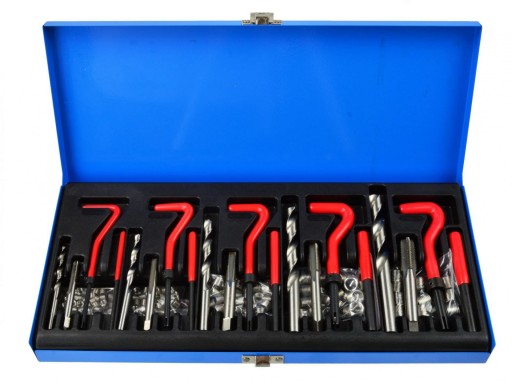 РЕМОНТНИЙ НАБІР РІЗЬБИ M5-M12 HELICOIL TAPS + АКСЕСУАРИ