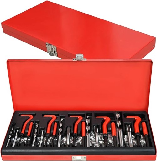 РЕМКОМПЛЕКТ АВТОМОБИЛЬНОЙ РЕЗЬБЫ M5 M6 M8 M10 M12 РЕЗЬБА 131 ШТ.