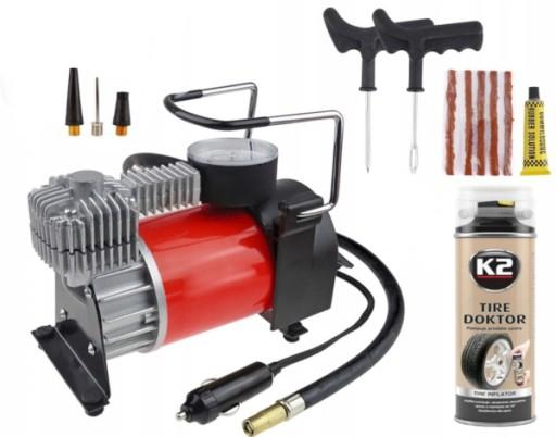 КОМПЛЕКТ ДЛЯ РЕМОНТУ ШИН КОМПРЕСОР З АКСЕСУАРАМИ