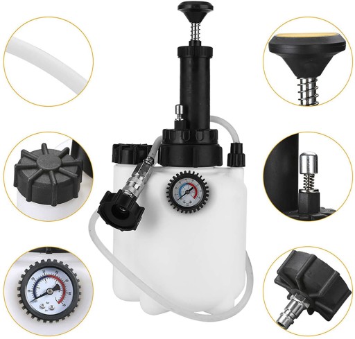 КОМПЛЕКТ ДЛЯ ПРОКАЧУВАННЯ ГАЛЬМІВНОЇ РІДИНИ + ПЕРЕХОДНИКИ ПРЯМІ КУТИ