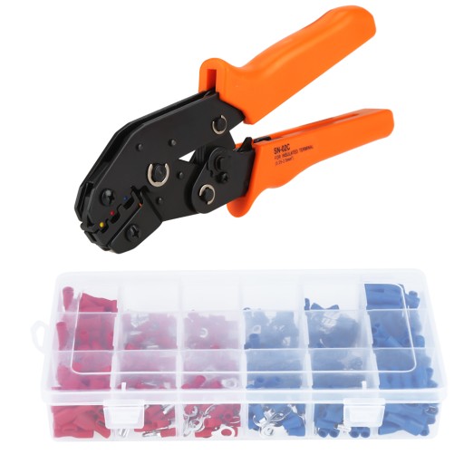 Набір для обтиску обтискних клем 450шт.