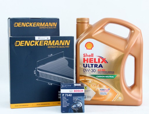 026 407 - КОМПЛЕКТ ФІЛЬТРОВ + МАСЛО SHELL 0W30 KIA RIO IV 1.25 2017-