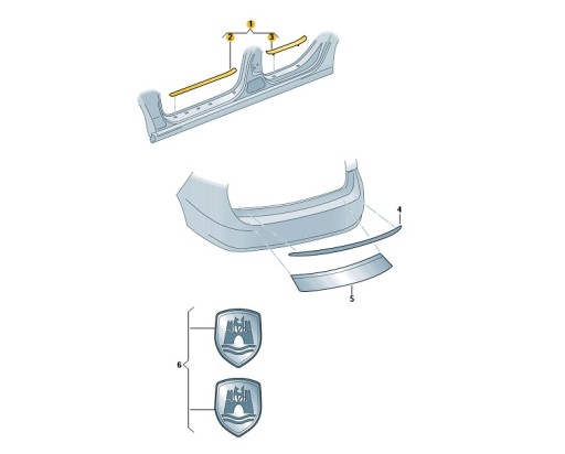 *НАБОР ЗАЩИТНЫХ ПЛЕНОК ДЛЯ БОКОВЫХ ПАНЕЛЕЙ VW ID.4/5 OE: 11A071310ZMD