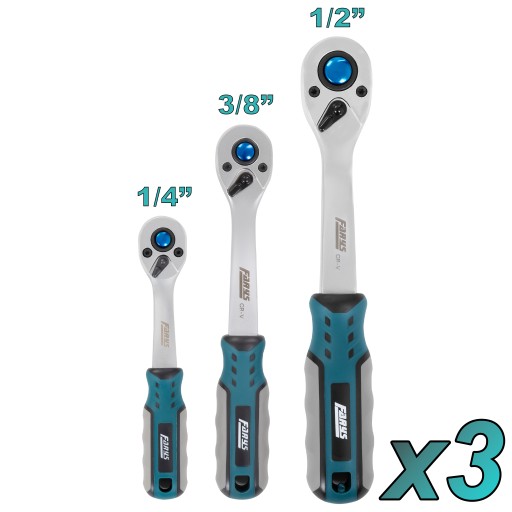 Набор трещоток 1/4 3/8 1/2 Farys