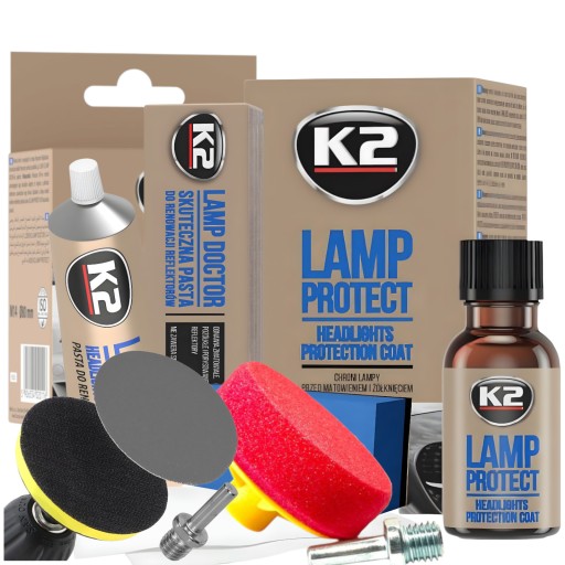 Комплект K2 для обновления регенерации полировщика фар ламп автомобиля паста покрытие