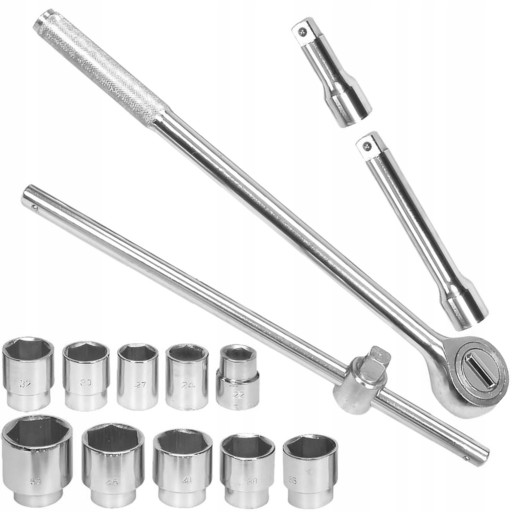 НАБІР ГАЙКОВИХ КЛЮЧІВ 3/4'' 22-50ММ НАБІР 14 ВОРЕЛ 58140