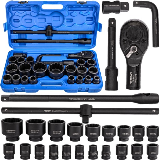 НАБОР ТОРЦЕВЫХ КЛЮЧЕЙ УДАРНЫЕ ГОЛОВКИ 3/4 26E TIR грузовики