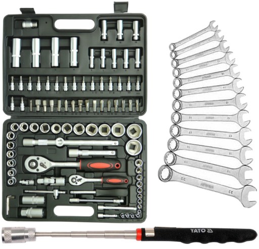 НАБОР ТОРЦЕВЫХ ГАЕЧНЫХ КЛЮЧЕЙ 108 + 6-22 + YATO