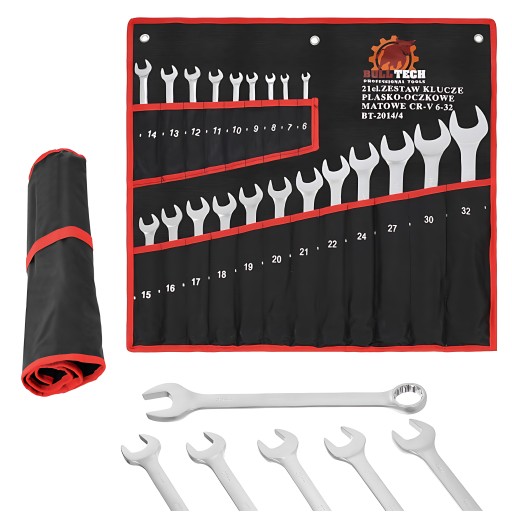 НАБІР КЛЮЧІВ НАКИДНИХ НАБІР КЛЮЧІВ ГАЙКОВИХ НА 6-32мм + КРИШКА