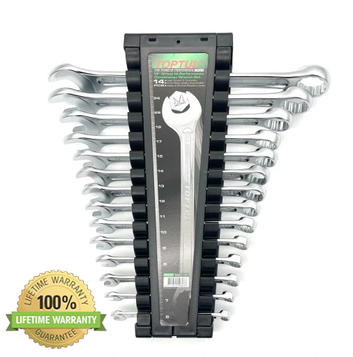 НАБІР КЛЮЧІВ ГАЙКОВИХ 14 ШТ. 6-24 ММ TOPTUL GAAC1401