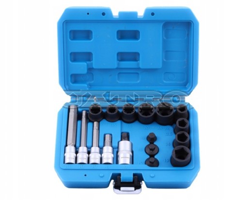 НАБОР ГАЕЧНЫХ КЛЮЧЕЙ ДЛЯ ТОРМОЗНЫХ СУППОРТОВ 17 ШТ. VW