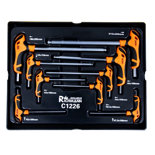 НАБІР ШЕСТИГРАННИХ КЛЮЧІВ 1,5-10 MM 