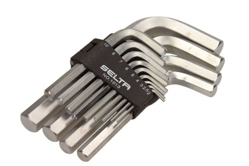 Набір шестигранних ключів HEX, в тримачі, 13 CZ, 2-19 мм 1013 SEL набір