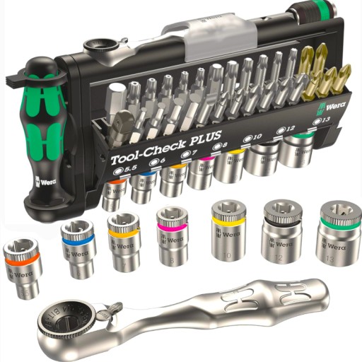 НАБІР ГАЙКОВИХ КЛЮЧІВ WERA TOOLS 1/4 ДЮЙМОВ