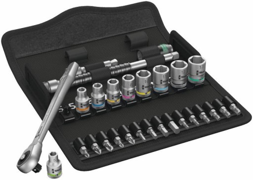 НАБОР ТОРЦЕВЫХ КЛЮЧЕЙ 1/4; ЗИЛКОП 5-13ММ, 28 ДЕТАЛЕЙ.