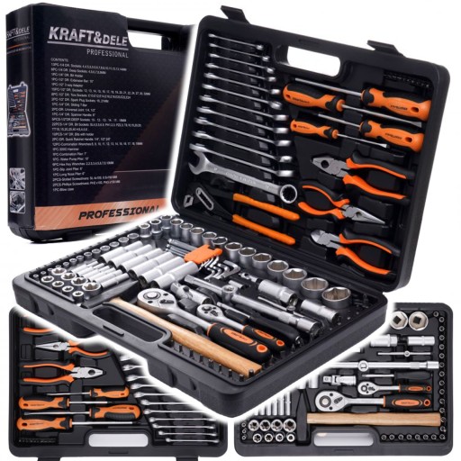 НАБІР КЛЮЧІВ ГАЙКОВИХ 122 ел TORX IMBUS НАБІР ВАліза