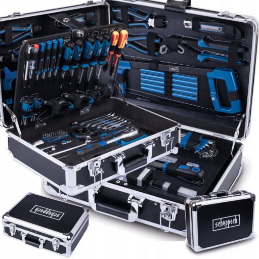 НАБІР КЛЮЧІВ НАКИДНИЧНИХ 141 ЕЛ. Чохол для ІНСТРУМЕНТІВ, ХРОМОВАНАДІЄВА СТАЛЬ