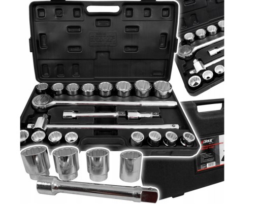 НАБОР БОЛЬШИХ ТОРЦЕВЫХ КЛЮЧЕЙ ТОРЦЕВЫЕ КЛЮЧИ 3/4 ДЮЙМА 21 EL LARGE TIR CRV