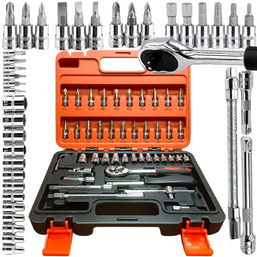 НАБІР ТОРОЧНИХ КЛЮЧІВ, ТРІСПОВИК 1/4 TORX ІНСТРУМЕНТ, ГОЛОВКИ 46 EL