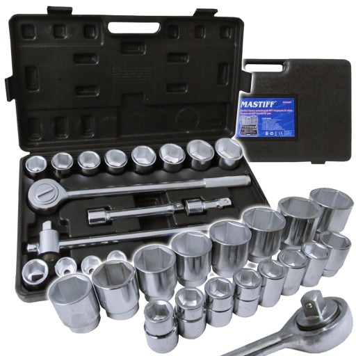 НАБОР ТОРЦЕВЫХ КЛЮЧЕЙ, 6-ЦЕНТРАЛЬНЫХ ГОЛОВОК 21E TIR 19-50мм