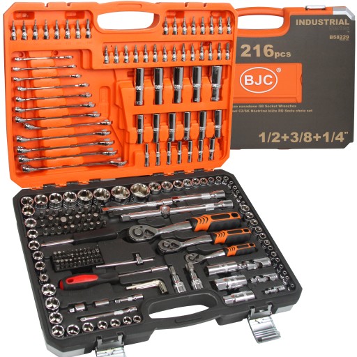 НАБОР ТОРЦЕВЫХ КЛЮЧЕЙ ПРЕМИУМ НАСАДКИ TORX, 216 ЭЛЕМЕНТОВ