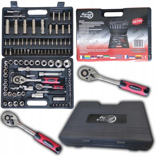НАБОР ТОРЦЕВЫХ КЛЮЧЕЙ TORX 108 ШТ. УГЛЕРОДИСТАЯ СТАЛЬ ДЛЯ ПРОФЕССИОНАЛЬНОЙ МАСТЕРСКОЙ