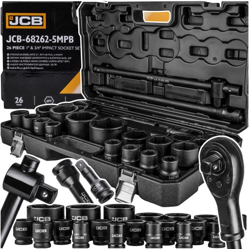 НАБІР УДАРНИХ ГАЙКОВИХ КЛЮЧІВ 3/4'' 1