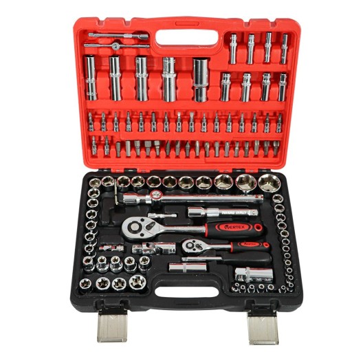 VERTEX VZK108 НАБІР ГАЙКОВИХ КЛЮЧІВ 108 ШТ.