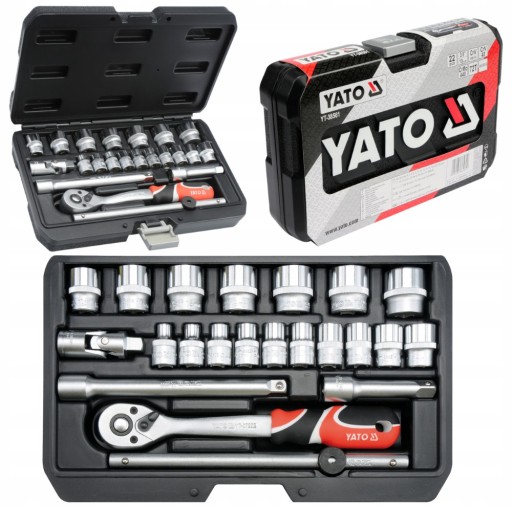 НАБІР ГАЙКОВИХ КЛЮЧІВ YATO 3/8