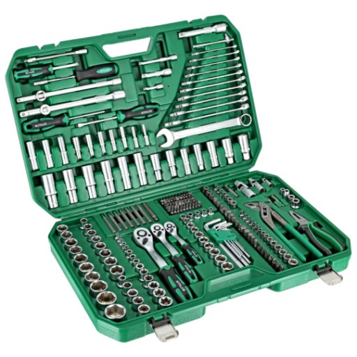 НАБІР КЛЮЧІВ ТА ІНСТРУМЕНТІВ 1/4'' 3/8'' 1/2'' 237 шт. S011100237