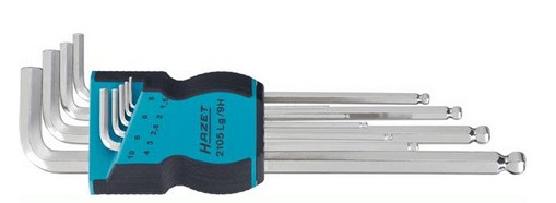 НАБОР ИЗ 9 КЛЮЧЕЙ ЗАМКА HAZET